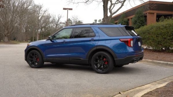2020 Ford Explorer ST Atlas Blue Exterior & Interior in 4K