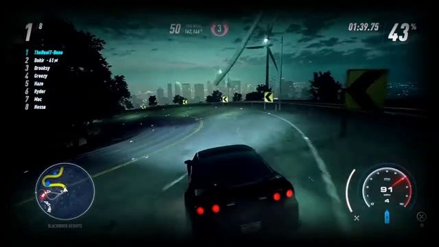 NFS Heat |Night Races | Nissan 180sx смотреть онлайн