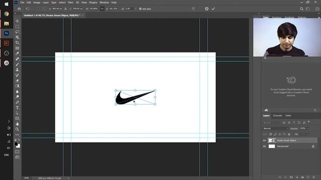 Vector Smart Object illustrator to Photoshop use | Difference between Raster and Vector images смотреть онлайн