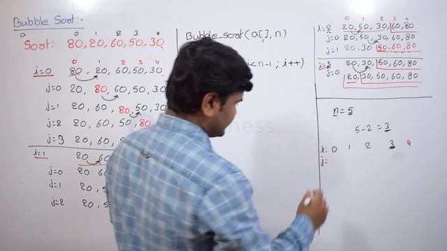 Bubble Sort : Example, Algorithm, Time Complexity | Data Structures and Algorithms. смотреть онлайн