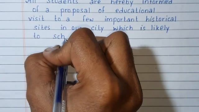 Write a Notice for visiting Historical sites | Notice Writing смотреть онлайн