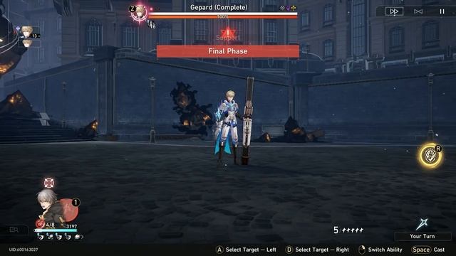 [Honkai: Star Rail] World 3 Difficulty 2 Fire Trailblazer Solo F2P смотреть онлайн