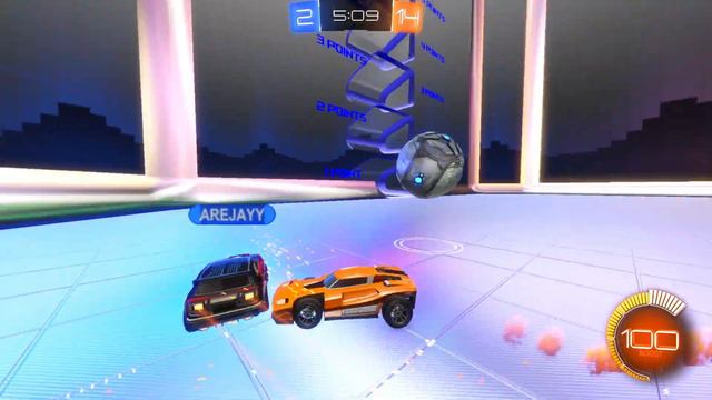 A 1v1 on The Goal-O-Meter Custom Map in Rocket League! смотреть онлайн
