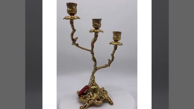 Канделябры "Цветы" на 3 рожка из бронзы VIRTUS 1945 смотреть онлайн