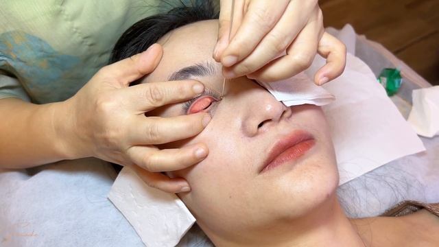 中国美女深圳银珠洗眼睛ASMR，眼睛舒适，身心愉悦