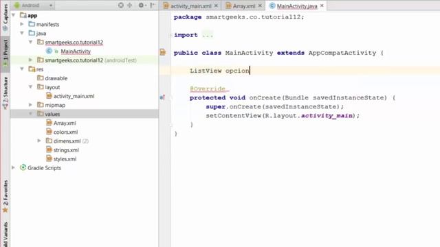 Tutorial 12 Como usar un Spinner en mi aplicacion Android смотреть онлайн