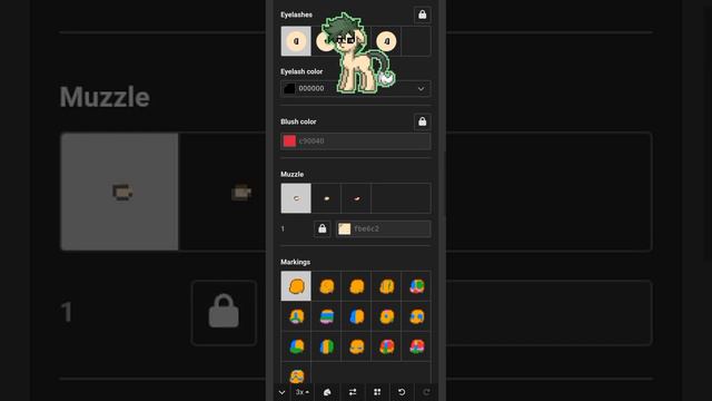 как сделать легко и быстро красивый скин в пони таун