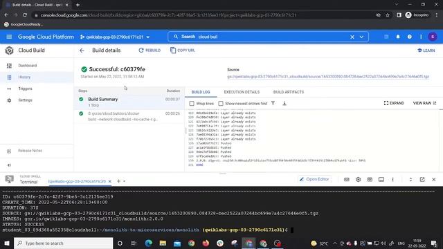 Migrating a Monolithic Website to Microservices on Google Kubernetes Engine-[GSP699] смотреть онлайн