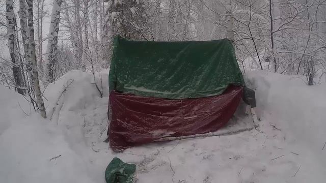 Постройка охотничье-рыбацкого зимовья. Часть 2 смотреть онлайн