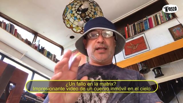 ¿Un error en la matrix? Impresionante video de un cuervo inmóvil en el cielo!「Salfate 2020」 смотреть онлайн