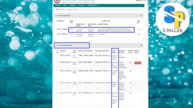 Claim Rejected MEMBER MARK EXIT & RESIGNED MR ADVICE SUBMITTED FORM 19/10C OR TRANSFER THE CLAIM... смотреть онлайн