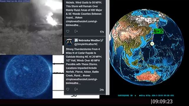 News Earthquakes Space Weather Storm Warnings Tornado Watches Kilauea Volcano Flood Solar Flare смотреть онлайн