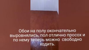 Обои на пол: дешёвый пол в квартире своими руками! Бюджетное покрытие, пол из обоев за копейки!
