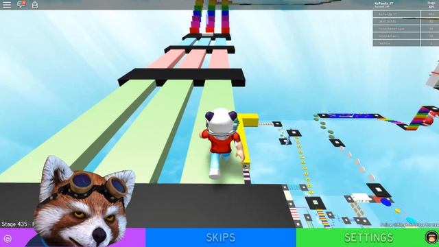 МЕГА ФАН ОББИ 400-500 уровень! РОБЛОКС по русски мультик игра! ROBLOX Mega Fun Obby смотреть онлайн
