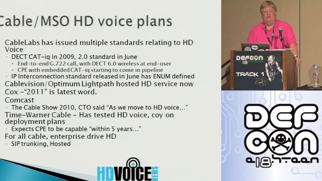 DEFCON 18: HD Voice: The Overdue Revolution 3/4 смотреть онлайн