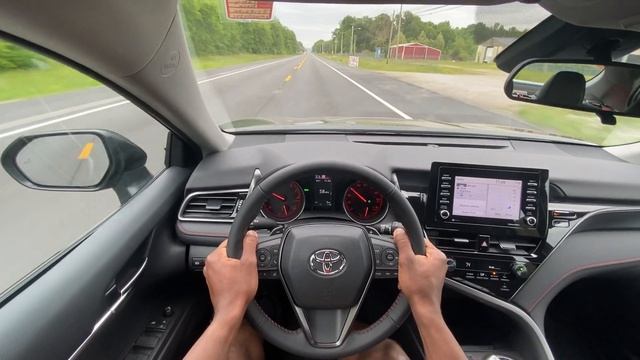 2021 Toyota Camry TRD POV Test Drive & Review смотреть онлайн