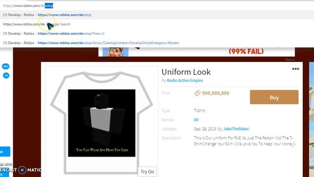 How to copy T-Shirts on roblox 2019! смотреть онлайн