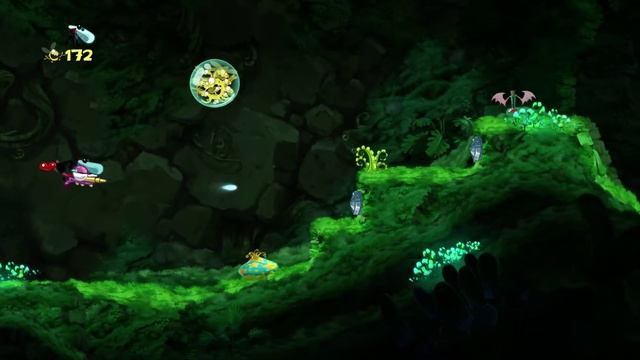 Rayman Origins - 1-7 Jibberish Jungle - Hi Ho Moskito! (360, 1080p) [Gameplay Walkthrough] смотреть онлайн
