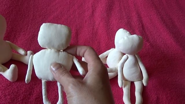 Мои незавершённые проекты. Текстильные куклы. смотреть онлайн