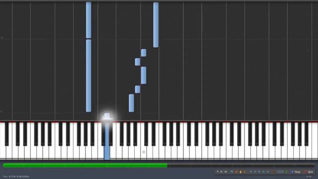 Battlelands Royale Main Theme Synthesia EASY SLOW + SCORE смотреть онлайн