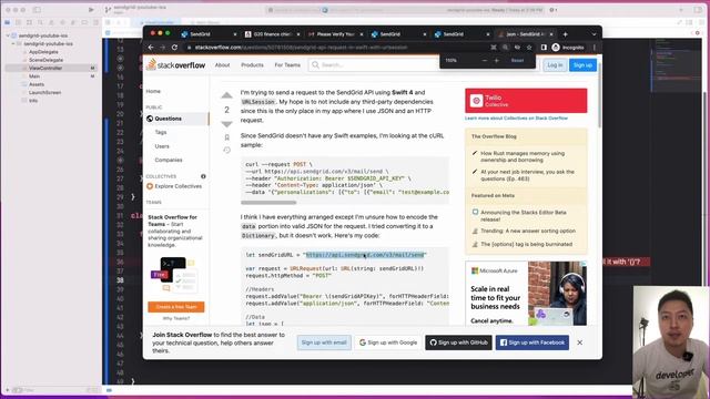 Send Email in App using SendGrid API смотреть онлайн