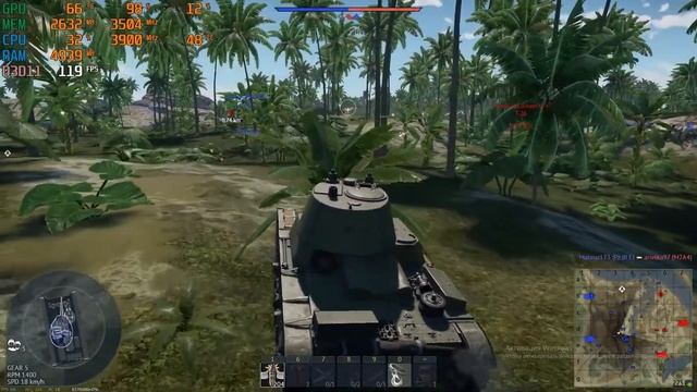War Thunder | Gtx 1050 TI | All settings Test Gameplay смотреть онлайн