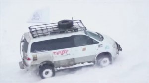 Интересные фургоны - Hyundai Starex ЗИМА (driving on snow)