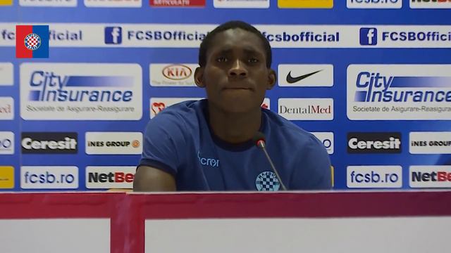 Trener Kopić i Hamza Barry uoči FCSB - Hajduk смотреть онлайн