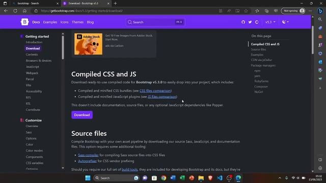 Download dan Install Bootstrap 5 dan custom SCSS 1 смотреть онлайн