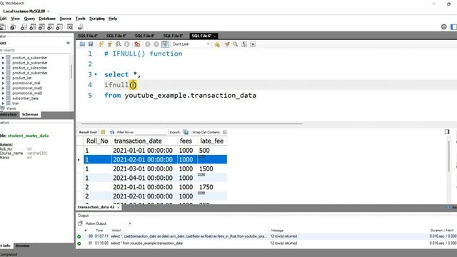 SQL IFNULL Function | How to return an alternative value if Column Value is NULL in SQL | #IFNULL() смотреть онлайн