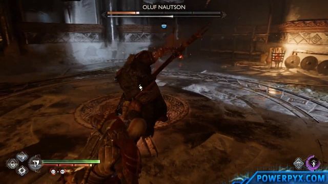God Of War Ragnarok - Olaf Nautson Boss Fight (No Mercy Difficulty)