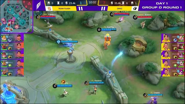 HIGHLIGHTS - TEAM FLASH VS ONIC | GAMES OF THE FUTURE | MATCH 1 смотреть онлайн