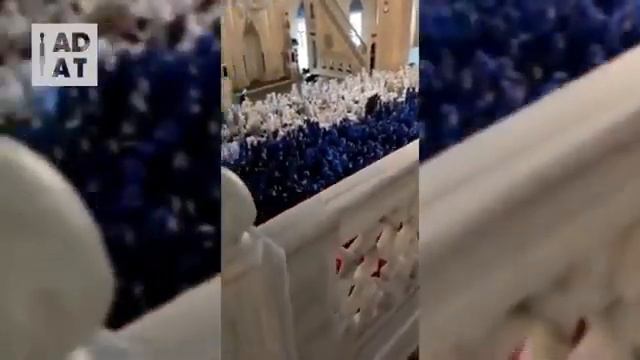 ЧЕЧНЯ ,В мечети в место поминания Аллаха ст.поминание Ахмата и российский триколор смотреть онлайн