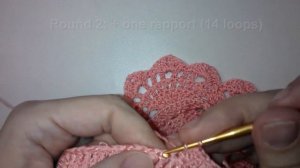 3 Как вязать мини-юбку с рюшами крючком 2ая рюша Сhrochet skirt with ruffles