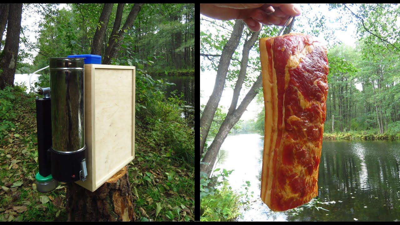 Дымогенератор на природе. смотреть онлайн