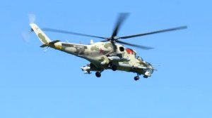 Ми-24П. Заход на посадку