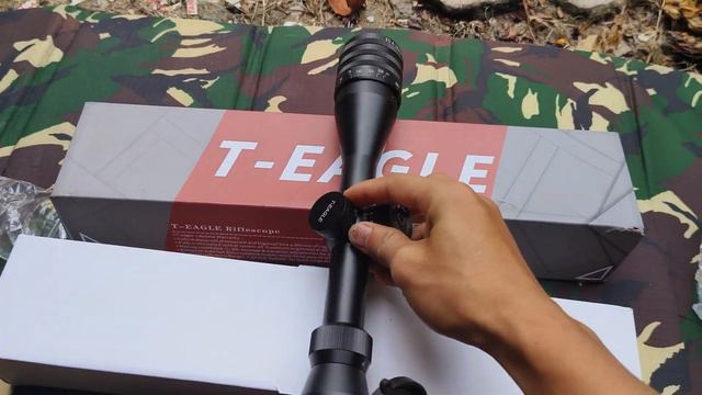 Review Lengkap Teleskop T-eagle 4-16x44 AOE.. Recomended, Ramah Di Kantong,reticle Titik Tengah IR