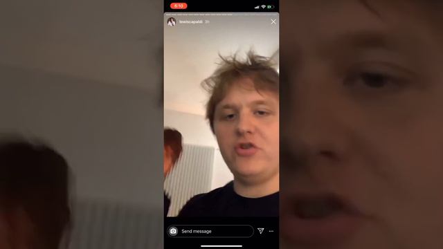 Lewis Capaldi Instagram Stories - A Gift From Sam Fender (Brits Critics Choice Award Winner) смотреть онлайн
