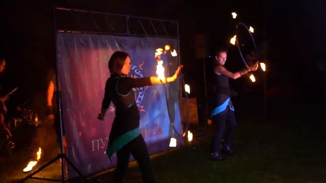 Fire Dance. Фаершоу во Владимире смотреть онлайн