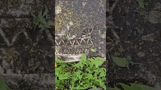 Плиты 915г.н.э. на территории мужского монастыря в граде Муроме 30.04.2023 года.@AtomMan1