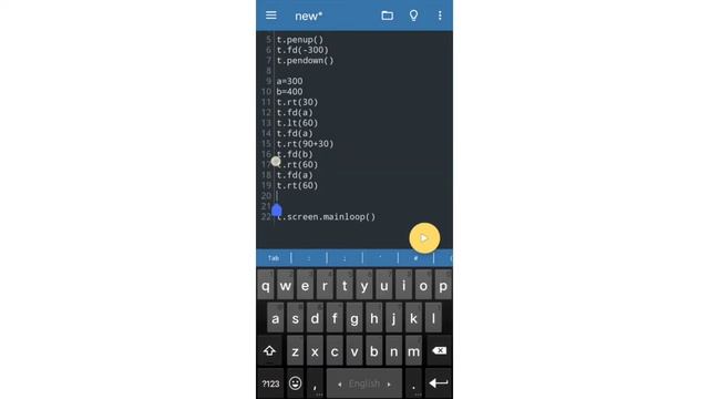 Making a Simple Graphics by Python Turtle in Android.Python Turtle Tutorial -04 смотреть онлайн