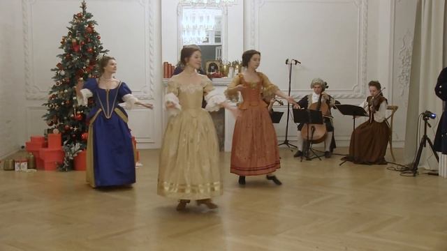 Сарабанда. Петровская Ассамблея. Sarabande dance. смотреть онлайн