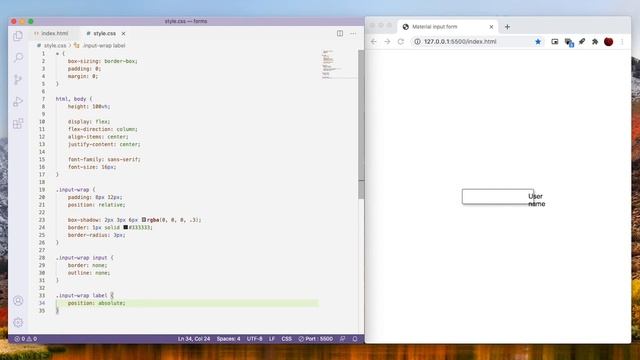 PLACEHOLDER НА HTML И CSS ЗА 5 МИНУТ | #1 смотреть онлайн