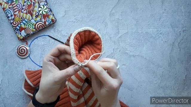 Полосатый свитер. 2 часть. Экспресс мк. Воротник. Кетлевка. смотреть онлайн
