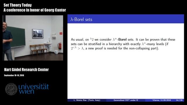 Luca Motto Ros - Classical descriptive set theory, generalized descriptive set theory, and I0 смотреть онлайн