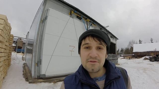 Как сушат брус / Сушильная камера смотреть онлайн