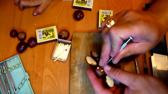 Поделки из каштанов 15.09.2011 смотреть онлайн