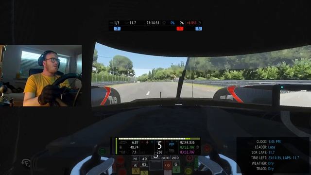 Live / 24h le mans rfactor 2 /part 1 смотреть онлайн