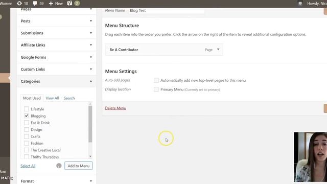 WordPress Pages, Categories, Posts, Custom Links and Menus смотреть онлайн