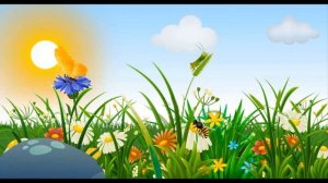 Развивающий мультик для детей - Кто живет на лугу - Насекомые